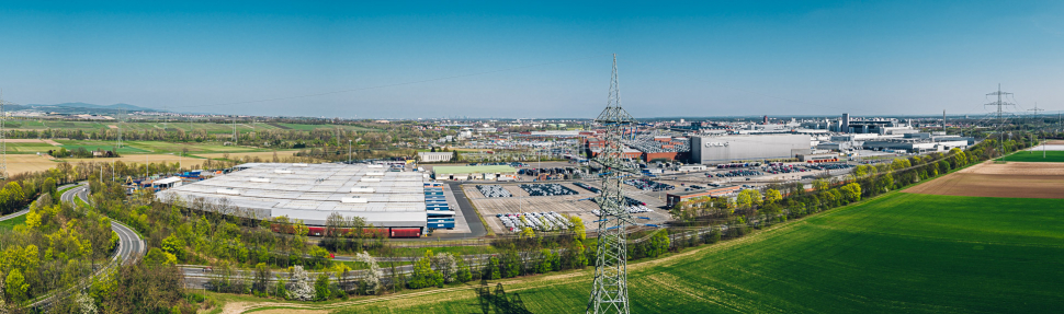 Luftbild Opel Werk Rüsselsheim