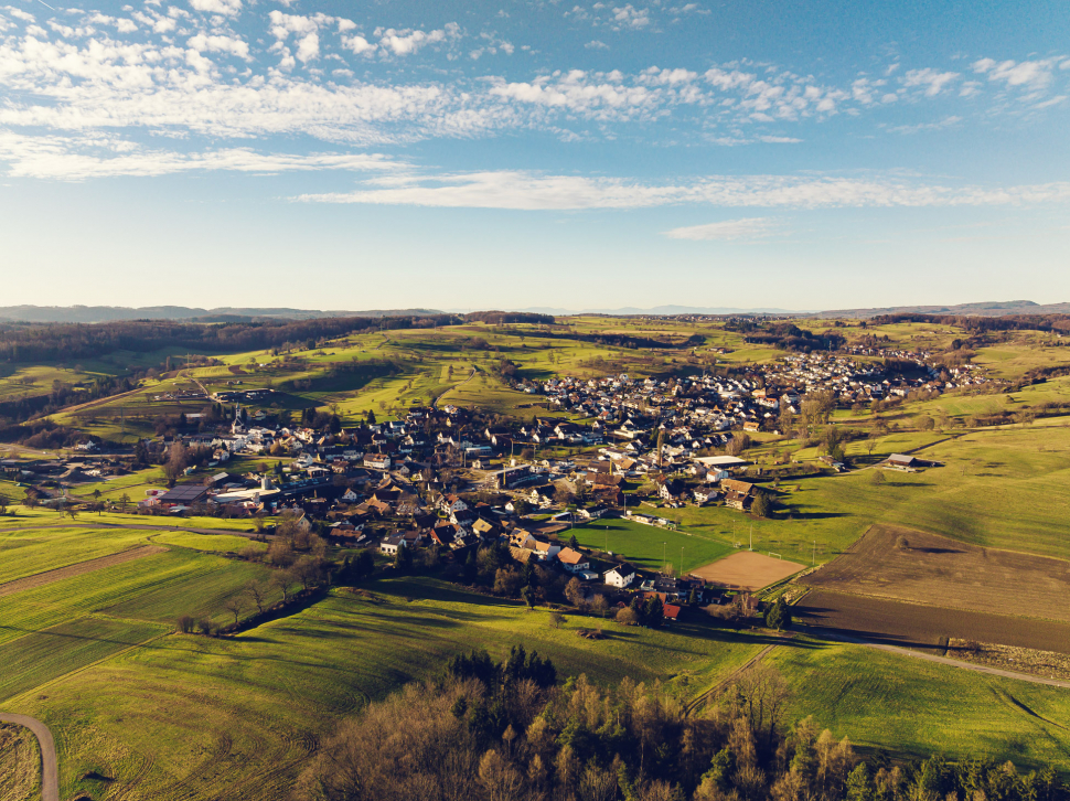 Luftbild Rheinfelden-Minseln