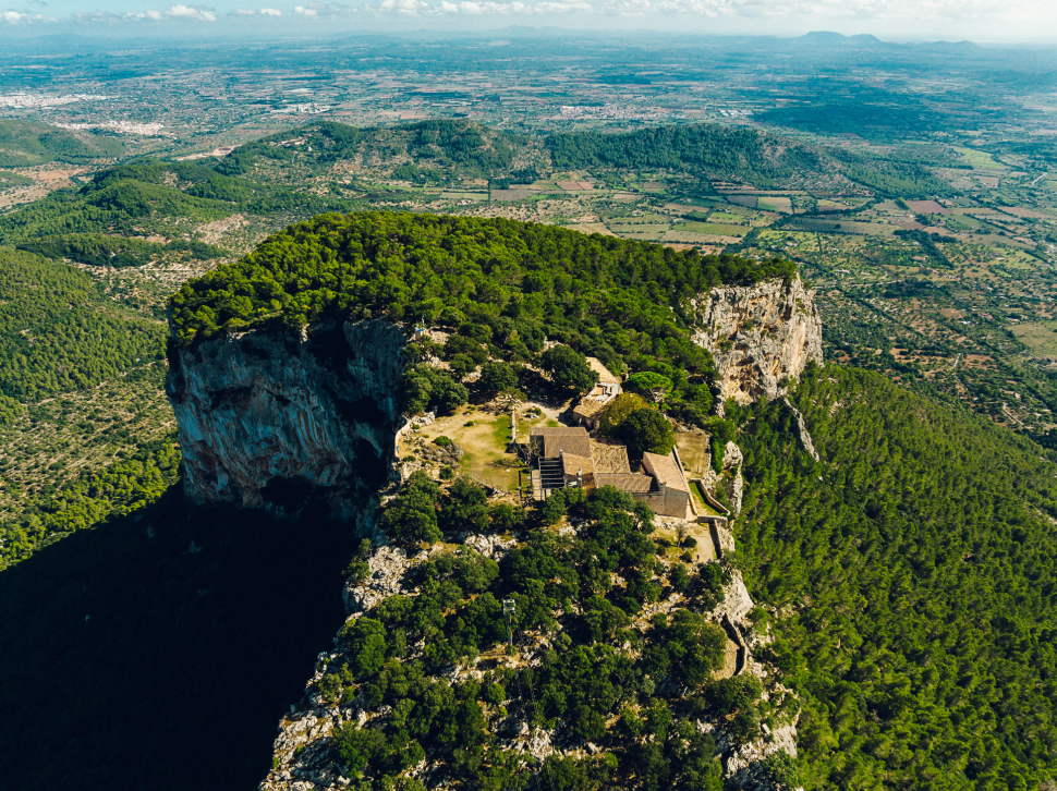 Luftbild Castell d’Alaró