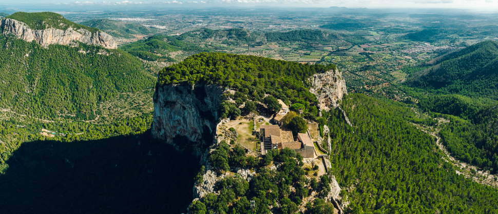 Luftbild Castell d’Alaró