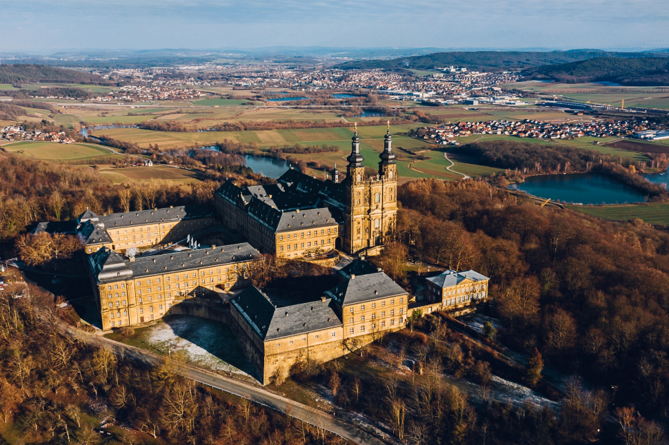 Luftbild Kloster Banz Bad Staffelstein
