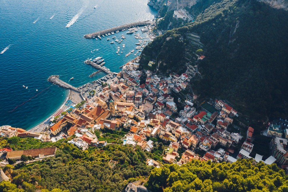 Luftbild Amalfi & Atrani