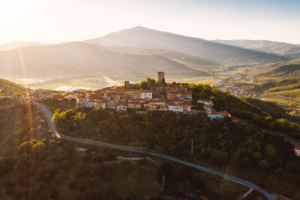 Luftbild Castelnuovo Cilento