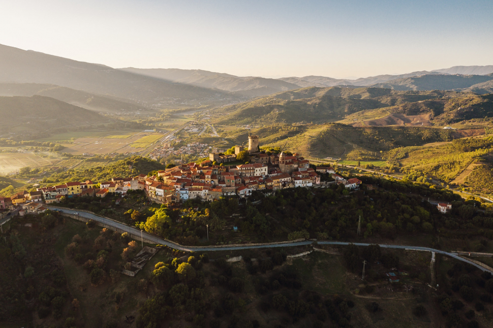Luftbild Castelnuovo Cilento