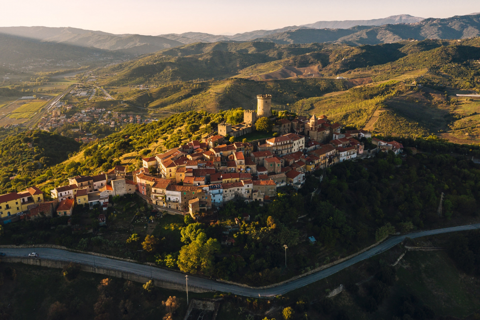 Luftbild Castelnuovo Cilento