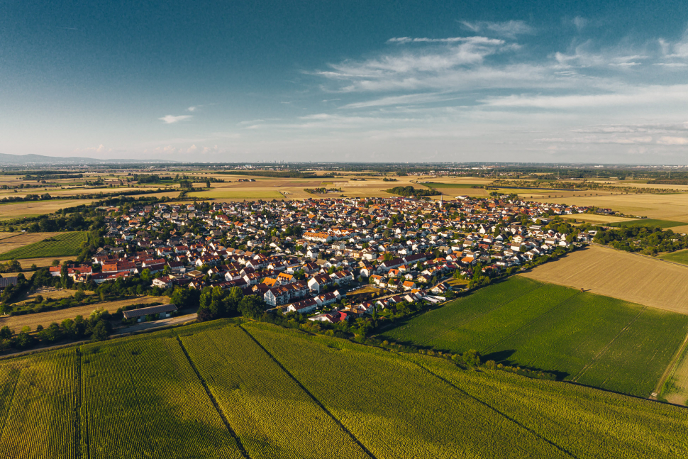 Luftbild Riedstadt-Leeheim