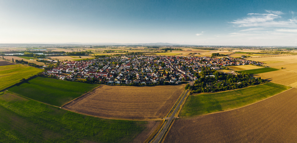 Luftbild Riedstadt-Leeheim