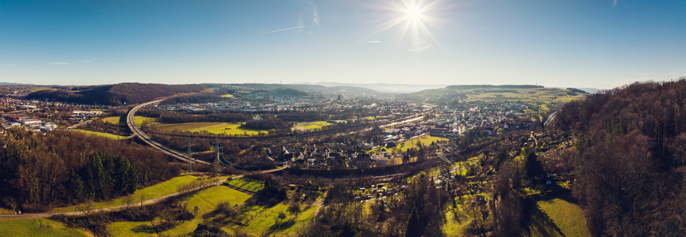 Luftbild Lörrach